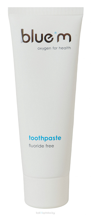 БЛЮЭМ (Blue®M) Зубная паста-гель с активным кислородом (без фтора), 75 мл
