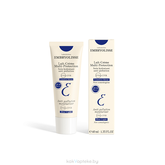 Laboratoires EMBRYOLISSE Мультизащитный увлажняющий крем-молочко для лица SPF 20, 40 мл