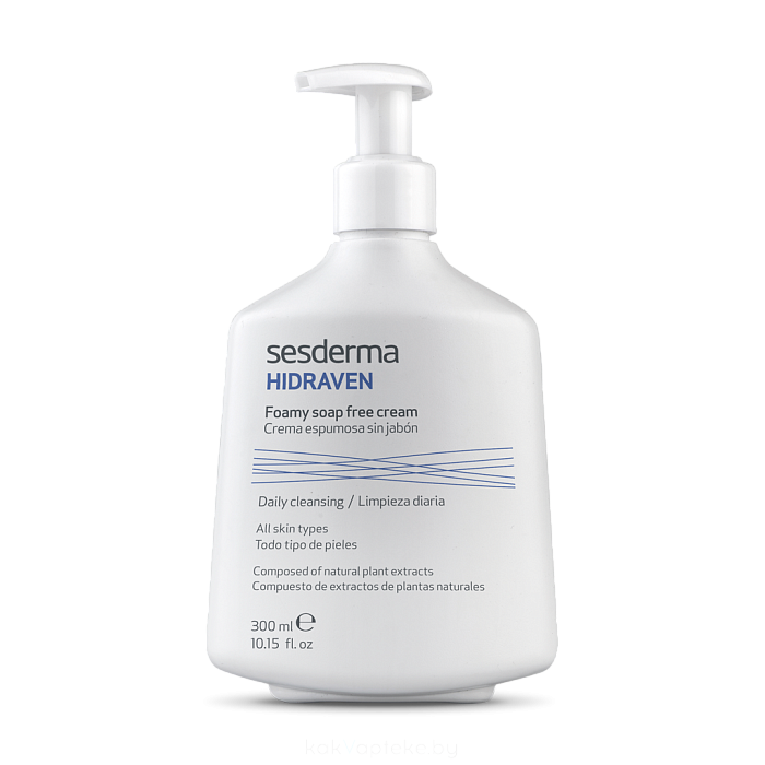 SESDERMA Крем-пенка для умывания / HIDRAVEN Foamy soap free cream, 300 мл