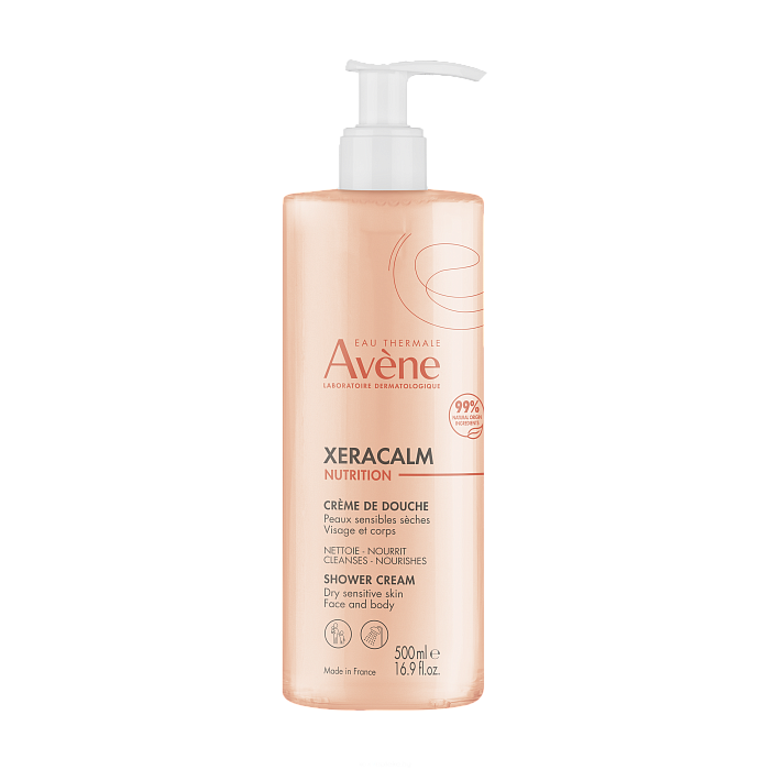 AVENE XERACALM Nutrition Легкий питательный очищающий крем-гель 500 мл