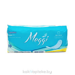 Гигиенические прокладки MEGGI CLASSIC+ на критические дни (Арт.MEG 111)