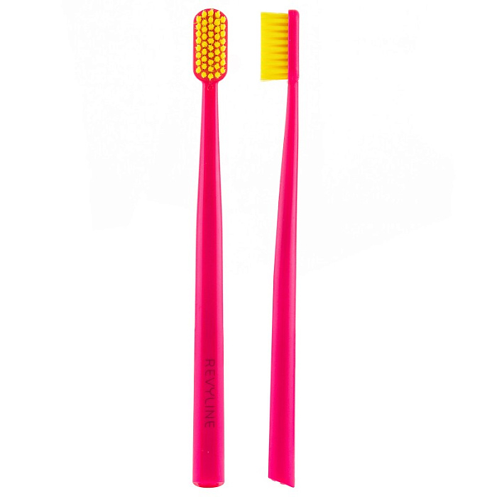 Revyline SM6000 Зубная щетка (розовая с желтой щетиной 5690)