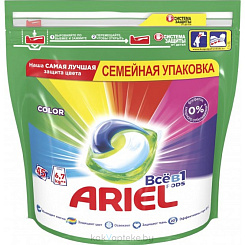 ARIEL Color Средство моющее синтетическое жидкое в растворимых капсулах 45х19,5 г
