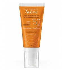 Avene Крем солнцезащитный  с тонирующим эффектом SPF 50+ (высокая степень защиты)  50 мл