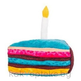 FANCY PETS Игрушка для собак, "Тортик" с пищалкой, 12 см, арт.FPS20