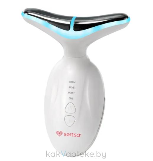 Массажёр микротоковый для ухода за кожей лица и шеи sertsa®, модель MX-D836