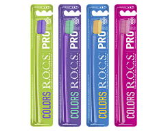 R.O.C.S. PRO COLORS Зубная щетка для взрослых (средняя)