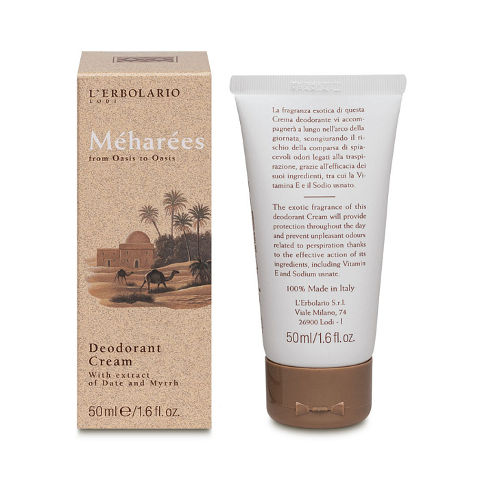 L'Erbolario МЕГАРЕС Крем-дезодорант для тела 50 мл