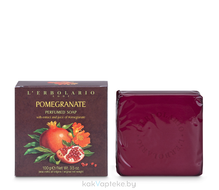 L'Erbolario ГРАНАТ Мыло парфюмированное 100 г