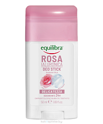 EQUILIBRA РОЗА Гиалуроновый дезодорант-стик 50 мл