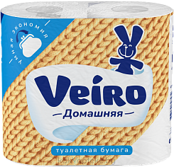 Veiro бумага туалетная Домашняя многослойная (2 слоя) 4шт. 1С24