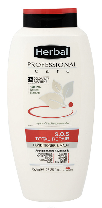 Herbal Professional Care S.O.S Маска-кондиционер для восстановления поврежденных волос 750 мл