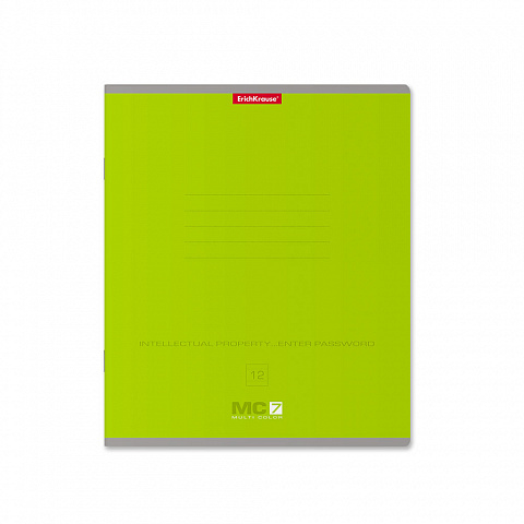 ErichKrause  Тетрадь ученическая 12л MC-7 ассорти, линейка 56291