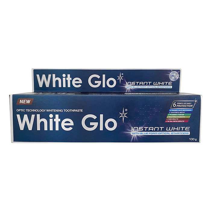 White Glo зубная паста отбеливающая Instant White Мгновенное отбеливание 100 г