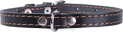CoLLaR Ошейник одинарный  для собак, ширина 12мм, длина 24-32см, черный