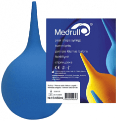 Спринцовка Medrull пластиз.ПВХ для медицинских процедур тип А с мягк.наконеч.А-6(объем 180мл)