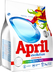 April Evolution автомат color protection Средство моющее синтетическое порошкообразное, 3 кг
