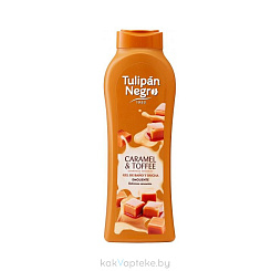Tulipan Negro Гель для душа Карамель и Тоффи/CARAMEL&TOFFEE, 650 мл
