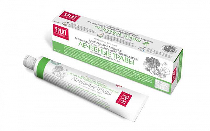 Зубная паста серии Professional SPLAT (СПЛАТ) MEDICAL HERBS/ЛЕЧЕБНЫЕ ТРАВЫ 40 мл