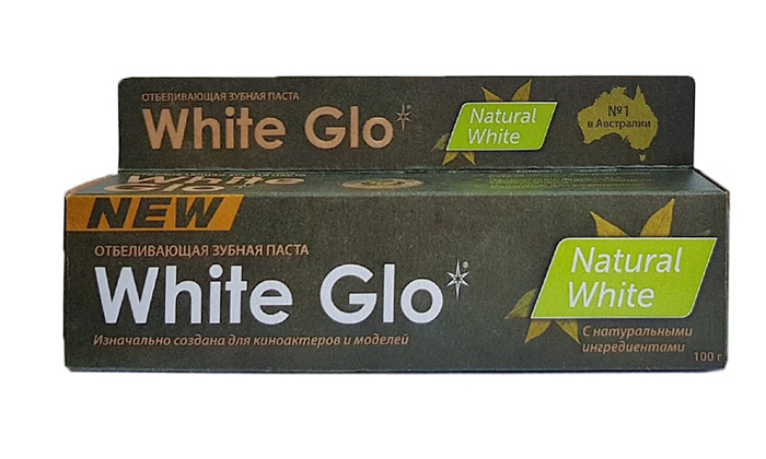 White Glo зубная паста отбеливающая Natural White Натуральная белизна 100 г