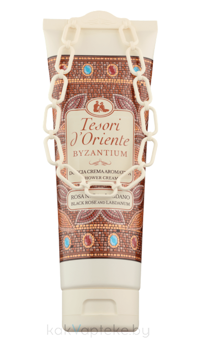 Tesori d’Oriente Гель для душа ВИЗАНТИЯ с ароматом черной розы и лабданума/ BYZANTIUM, 250 мл