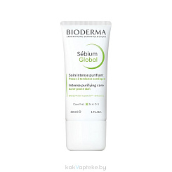 Bioderma Уход интенсивный очищающий Себиум Глобаль / Sebium Global Intensive purifying care, 30 мл