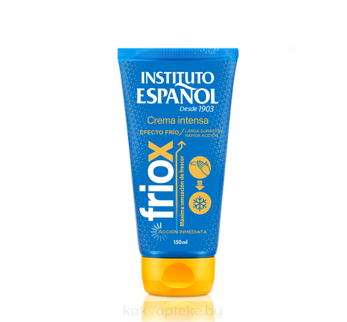 INSTITUTO ESPANOL Интенсивный охлаждающий крем с ментолом линии «FRIOX» / FRIOX INTENSE CREAM COOL EFFECT, 150мл