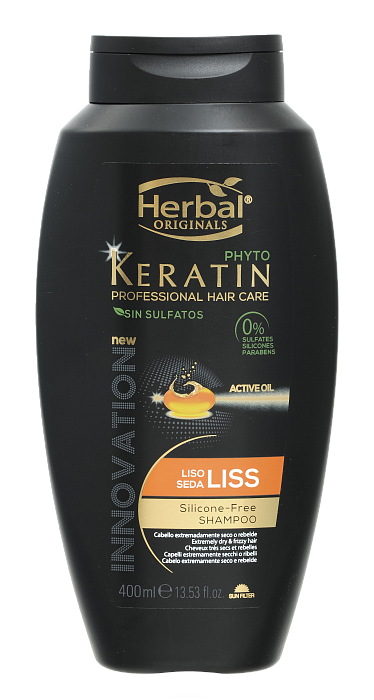 Herbal Originals Phyto Keratin Шампунь для гладких и шелковистых волос 400 мл