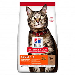 Hill's SP Сухой корм для взрослых кошек (ягненок) 1,5кг 604719
