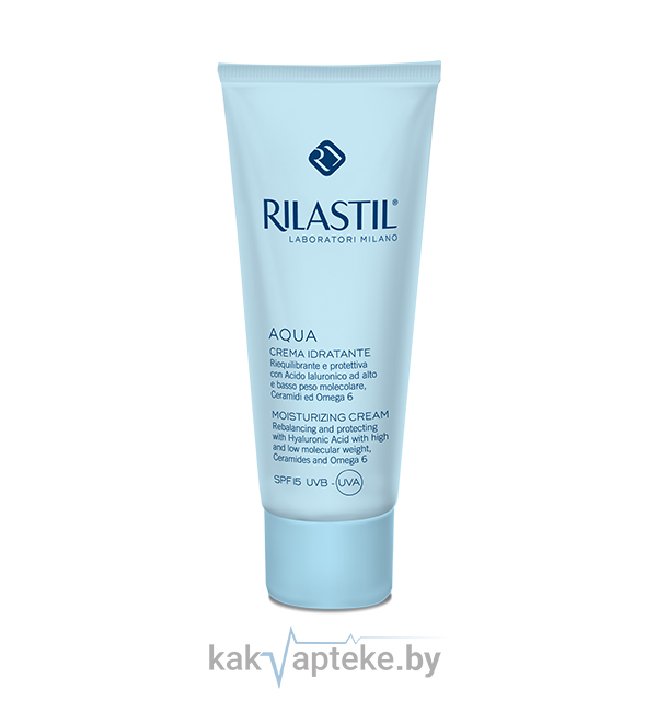 Rilastil AQUA Увлажняющий защитный крем SPF 15, 50 мл