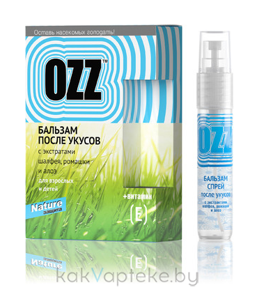 OZZ Бальзам-спрей после укусов 6 мл