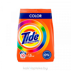 TIDE Автомат Color Средство моющее синтетическое порошкообразное, 1,5 кг