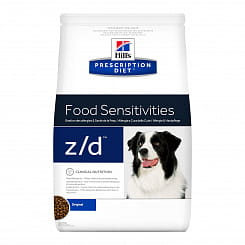 Hill's  PD z/d Сухой корм для собак аллергиков , 3кг 8887R