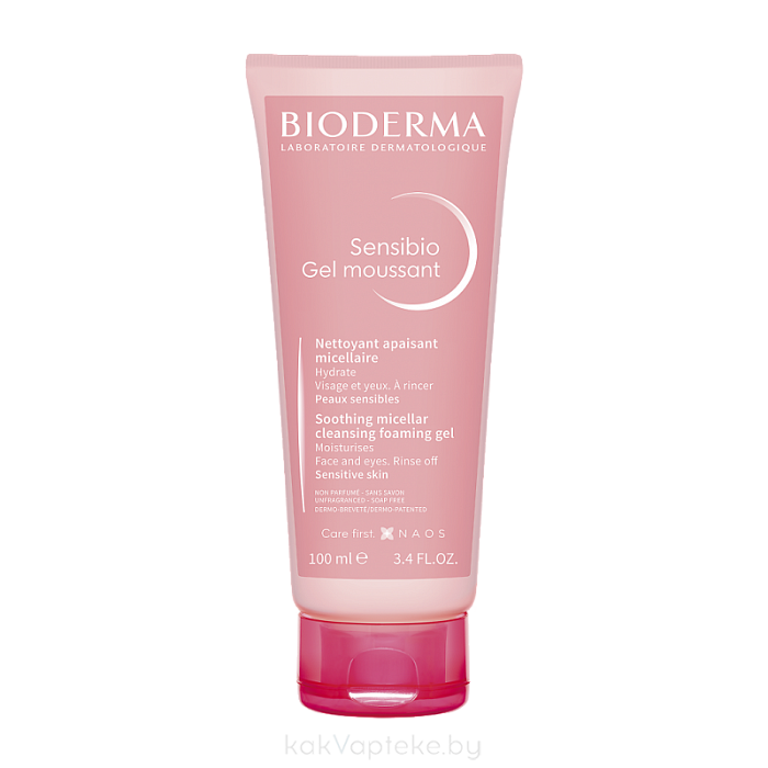 Bioderma Гель для лица очищающий Sensibio 100 мл (туба)