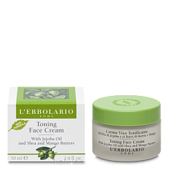 L'Erbolario Крем для лица тонизирующий с маслами жожоба, ши и манго 50 мл
