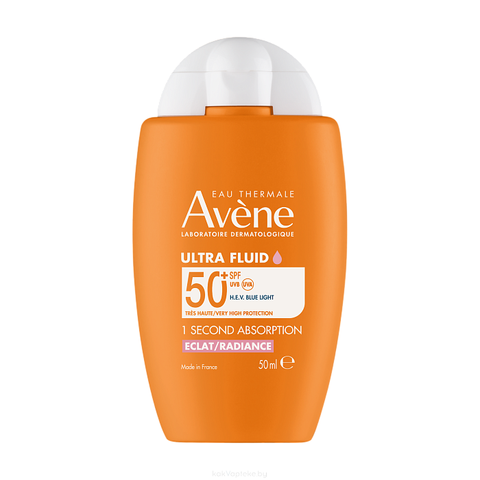 AVENE Ультралегкий солнцезащитный флюид ПРИДАЮЩИЙ СИЯНИЕ SPF50+ 50 мл
