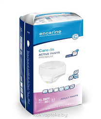 ENCARINE Подгузники-трусы для взрослых XL (PREMIUM 8 капель), 30 шт