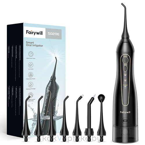 Fairywill F5020E Ирригатор (черный)