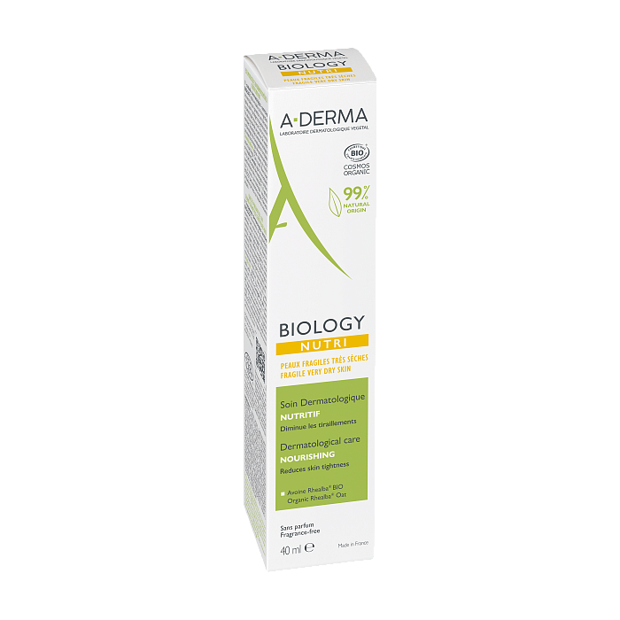 A-DERMA BIOLOGY дерматологический питательный крем 40 мл