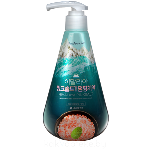 PERIOE Зубная паста с розовой гималайской солью Pumping Himalaya Pink Salt Ice Calming Mint 285 г.