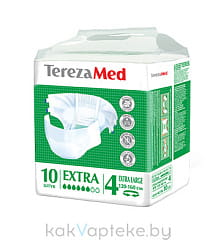 TerezaMed Подгузники взрослые одноразовые для больных с недержанием XL Extra (№4) 10 шт