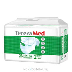 TerezaMed Подгузники взрослые одноразовые для больных с недержанием Medium Extra (№2) 28 шт