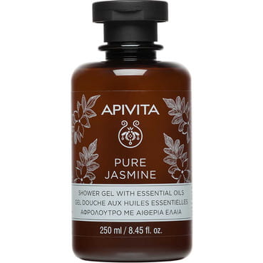 APIVITA Гель для душа Натуральный Жасмин с эфирными маслами / PURE JASMINE Shower Gel With Essential Oils, 250 мл