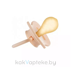 Сanpol babies Соска-пустышка латексная круглая, 1 шт., (блистр), (Nude), 6-18 мес.  Арт.23/224_bei