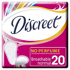 Discreet Normal Женские гигиенические прокладки на каждый день, 20 шт