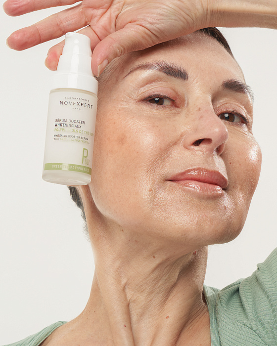 Novexpert Poly Отбеливающая сыворотка-бустер с полифенолами зеленого чая 30 мл