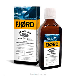Фьорд FJORD Норвежский рыбий жир из печени трески 200 мл