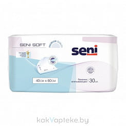 Seni soft Пеленки гигиенические 40*60 см (впитывающие), 30 шт