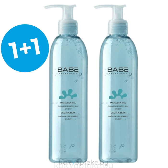 "LABORATORIOS BABE" Набор косметический : Мицеллярный гель / MICELLAR GEL, 240мл - 2шт