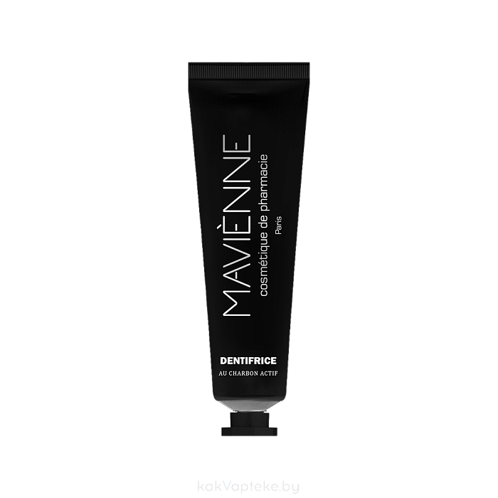 MAVIENNE Зубная паста c активированным углем  DENTIFRICE AU CHARBON ACTIF 75 мл